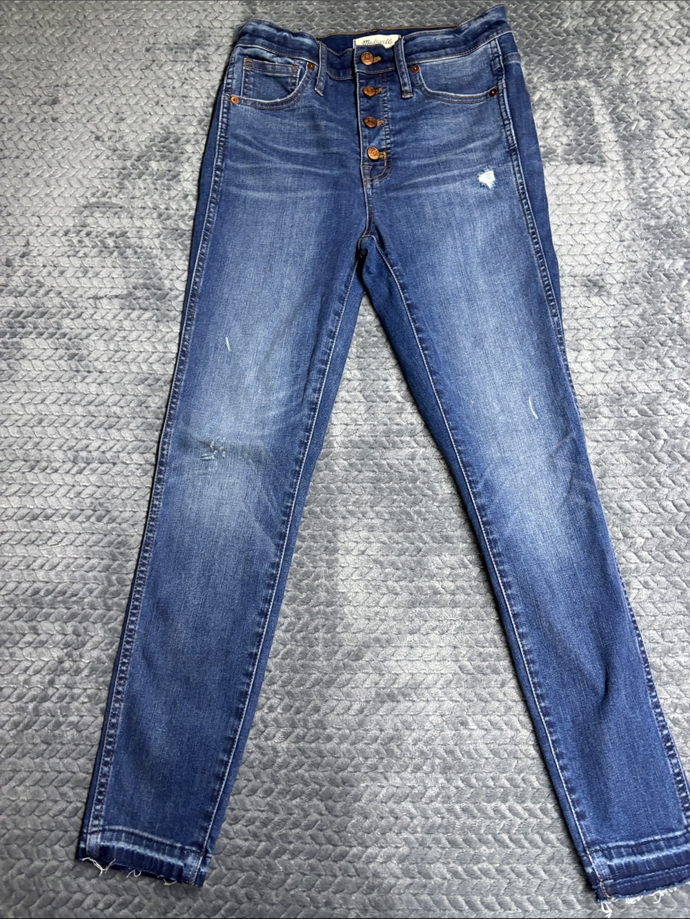 Madewell Skinny High-Rise Button-Fly Jeans